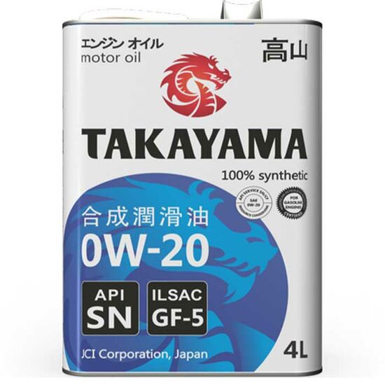 ძრავის ზეთი - Takayama (4L)